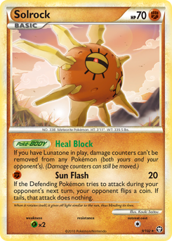 Solrock card art