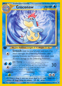 Croconaw (31) — Neo Genesis