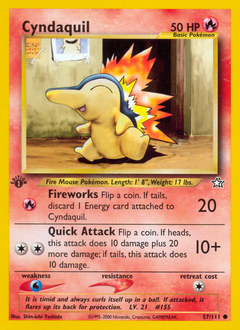 Cyndaquil (57) — Neo Genesis
