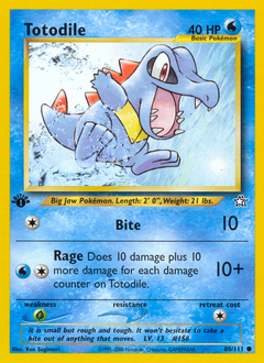 Totodile (80) — Neo Genesis