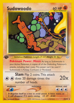 Sudowoodo — Neo Revelation