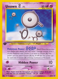 Unown [B] — Neo Revelation
