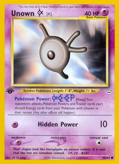 Unown [K] — Neo Revelation