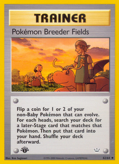 Pokemon Breeder Fields — Neo Revelation