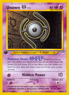 Unown [H] — Neo Destiny