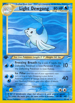 Light Dewgong — Neo Destiny