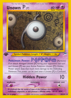 Unown [P] — Neo Destiny