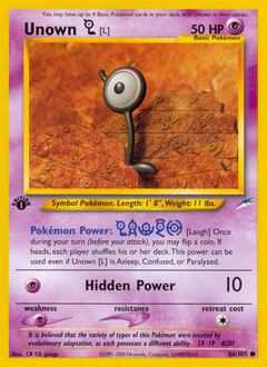 Unown [L] — Neo Destiny