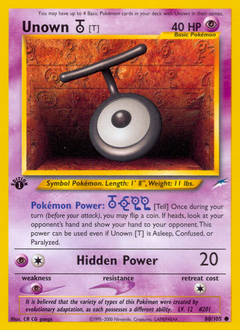 Unown [T] — Neo Destiny