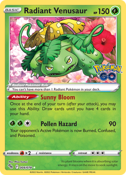 Radiant Venusaur — Pokemon GO