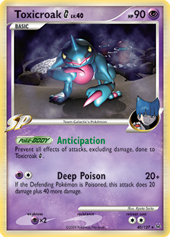 Toxicroak G card art