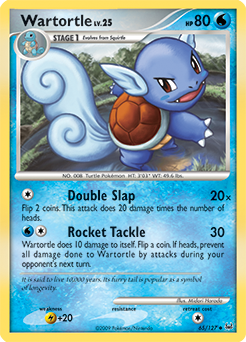 Wartortle — Platinum