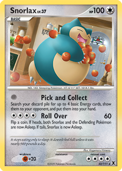 Snorlax (33) card art