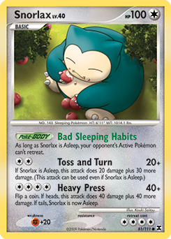 Snorlax (81) card art