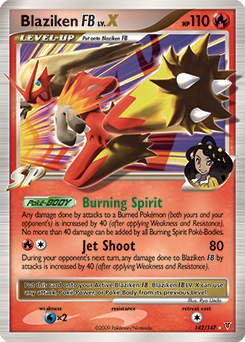 Blaziken FB Lv.X card art
