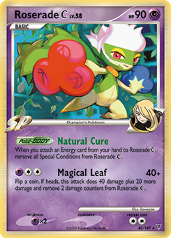 Roserade C card art