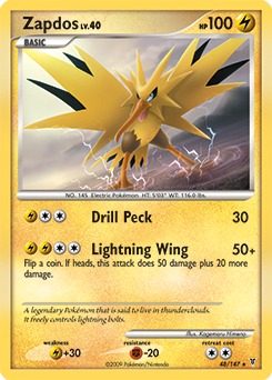 Zapdos (48) card art