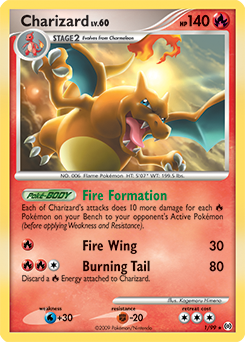 Charizard card art