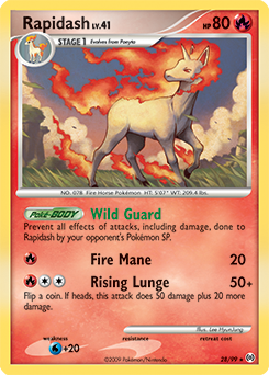 Rapidash (28) card art