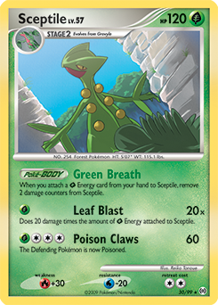 Sceptile (30) card art