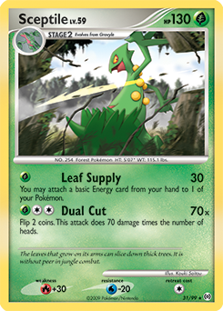 Sceptile (31) card art