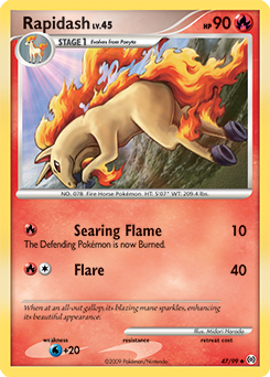 Rapidash (47) card art
