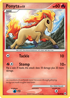 Ponyta (72) card art