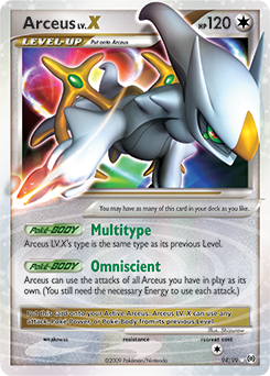 Arceus Lv.X (94) card art