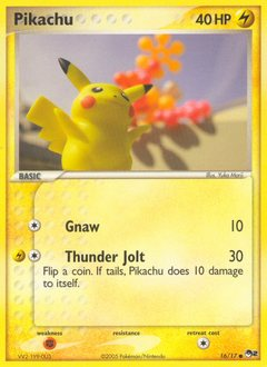 Pikachu card art