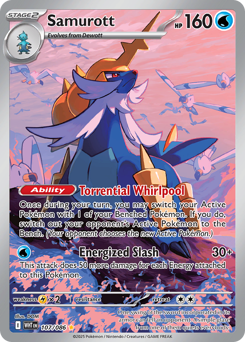 Samurott - 107/086 card art