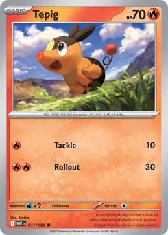 Tepig — SV: White Flare