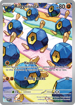 Roggenrola - 127/086 card art