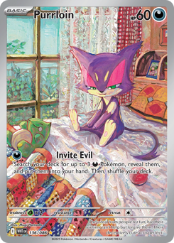 Purrloin - 136/086 card art