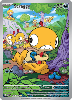Scraggy - 138/086 card art
