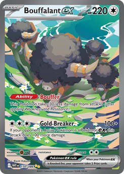 Bouffalant ex - 170/086 card art
