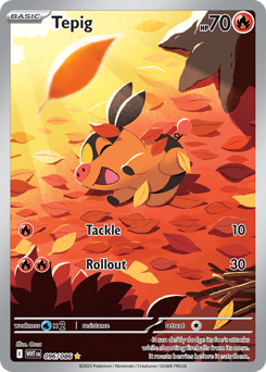 Tepig - 096/086 — SV: White Flare