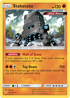 Stakataka card art