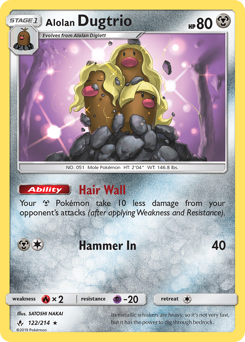 Alolan Dugtrio — SM - Unbroken Bonds