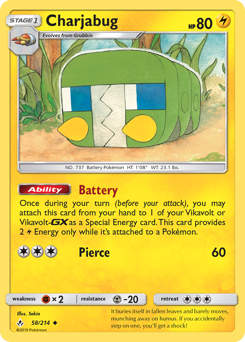 Charjabug — SM - Unbroken Bonds