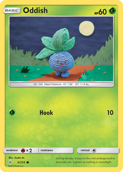 Oddish (6) card art