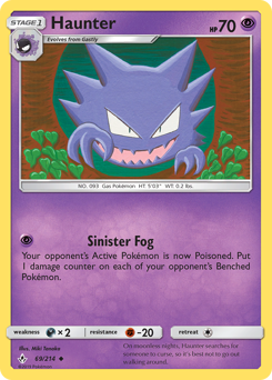 Haunter card art