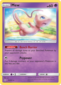 Mew card art