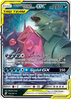 Mega Sableye & Tyranitar GX — SM - Unified Minds