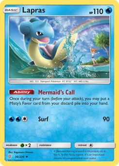 Lapras card art