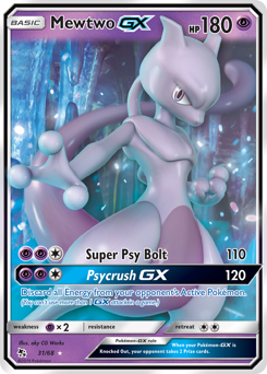 Mewtwo GX card art