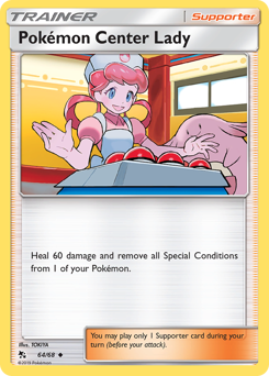 Pokemon Center Lady — Hidden Fates