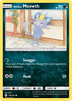 Alolan Meowth — SM - Cosmic Eclipse