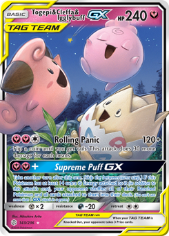 Togepi & Cleffa & Igglybuff GX card art