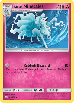 Alolan Ninetales card art