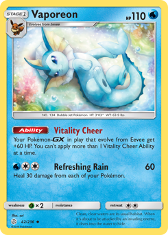 Vaporeon card art